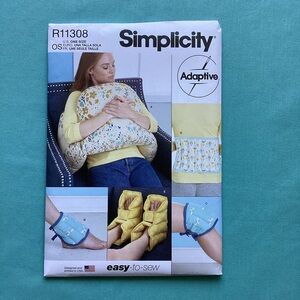 Simplicity Sewing Pattern R11308 Hot Cold Foot Knee Back Wrist Ankle Pack Pad